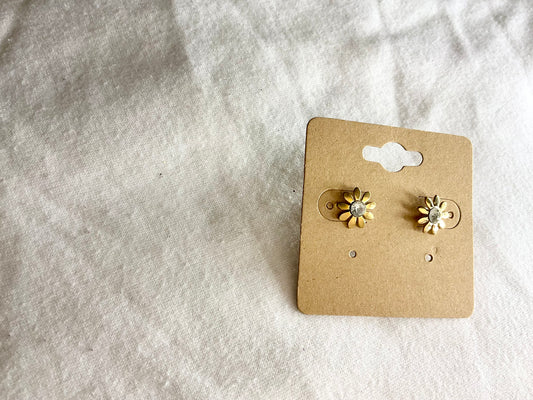 Flower and Circle Earrings 3 pack