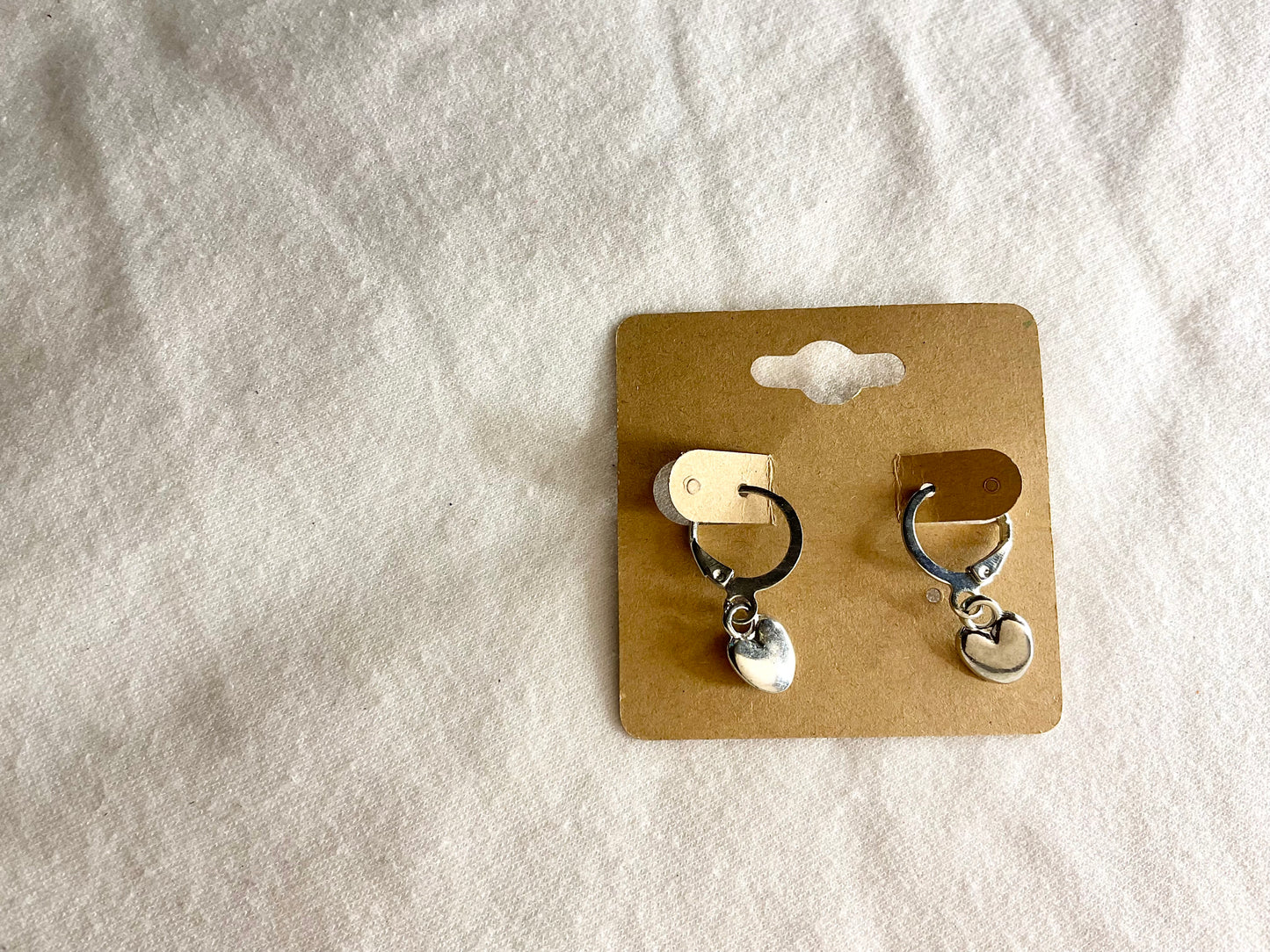 Multiple Silver Heart Earrings 3 pack